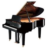 Yamaha C3B Grand Piano – Reconditioned (Black)